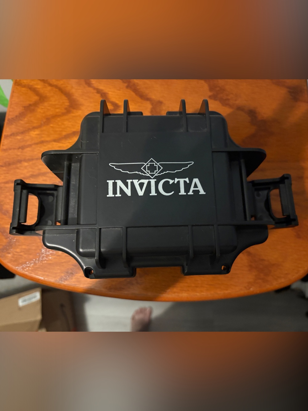 Invicta Black Protective Hard Case with Logo
